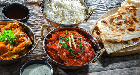 Paneer Kadhai Rice Gluten Free Roti